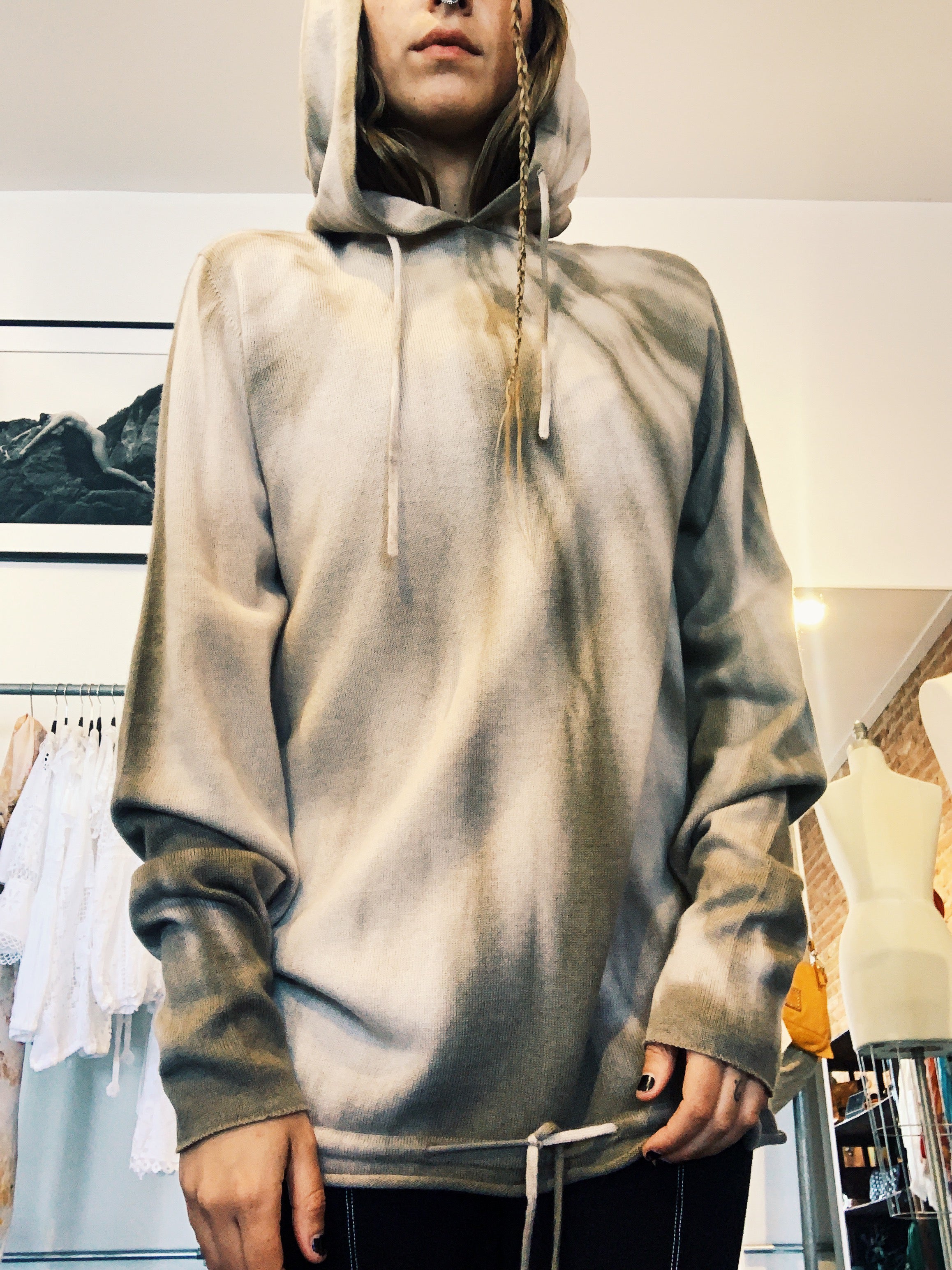 Felpa Hoodie- Twisted dye