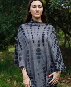 Poncho- Ash dye