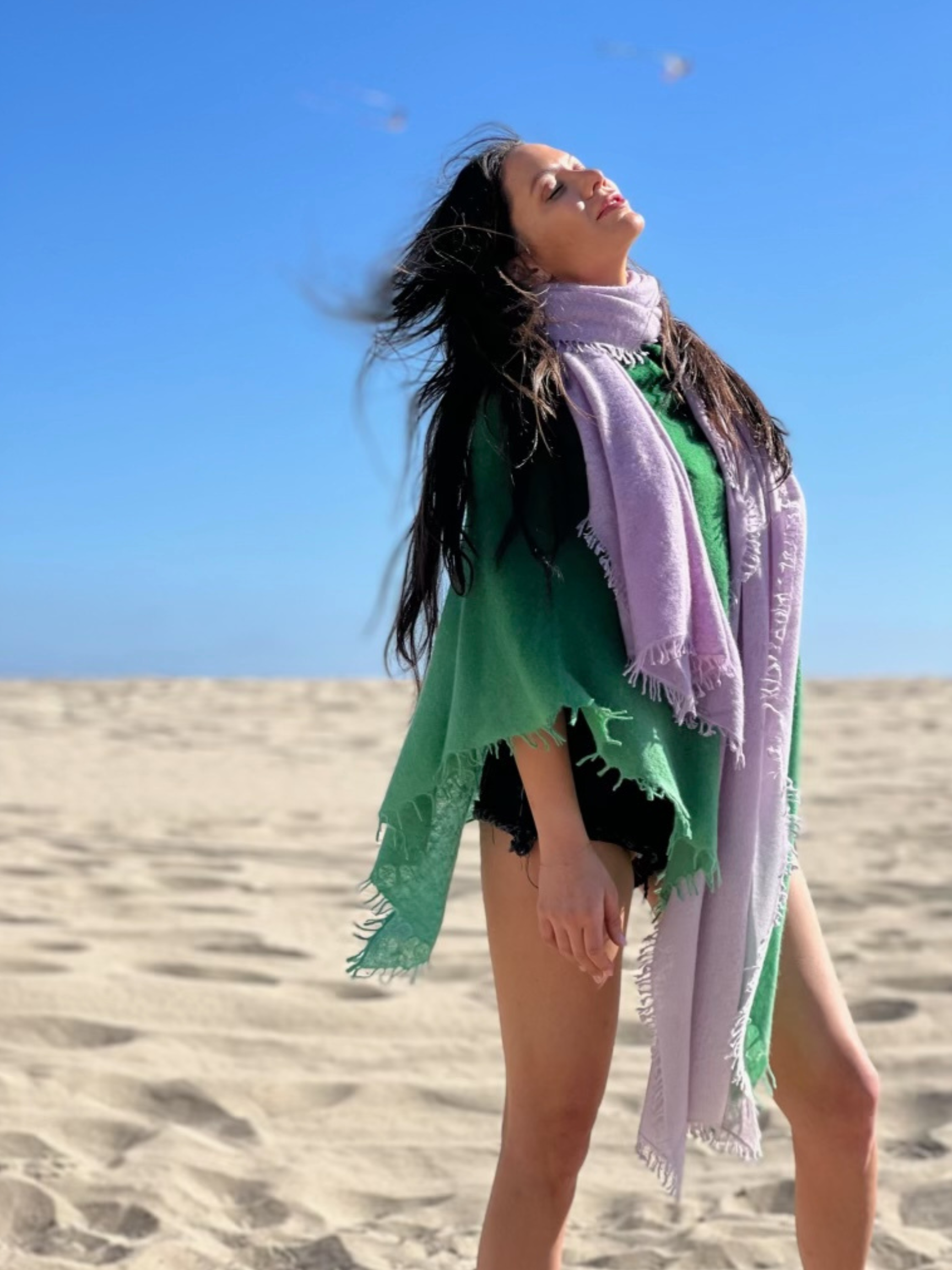 Cashmere Felted Scarf