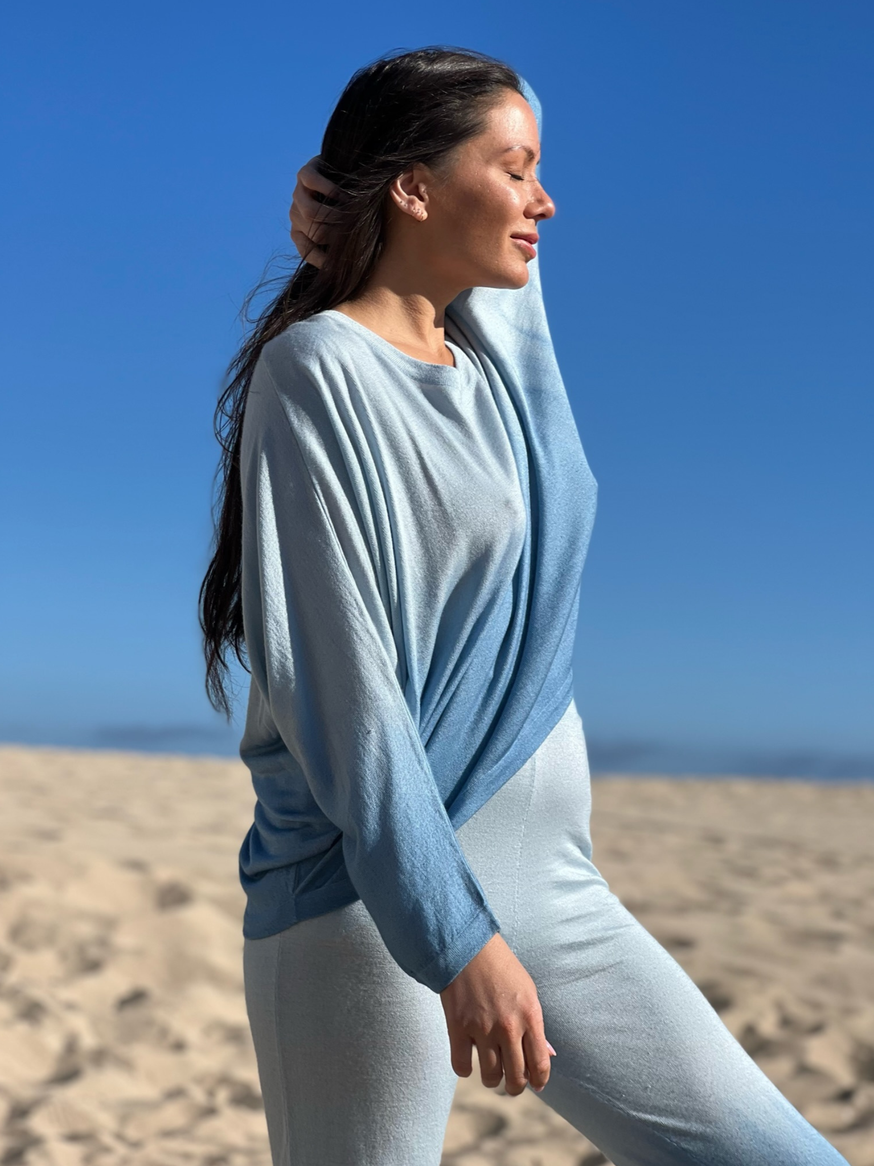 Dolman Sleeved Pullover Pingala