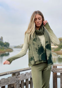 Cashmere Felted Scarf - Vega Dye