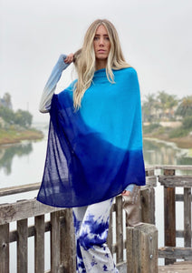 Ganesha Poncho - Ombre Dye