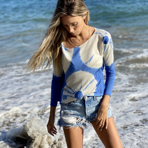Kuja Pullover - Shibori Sun Dye