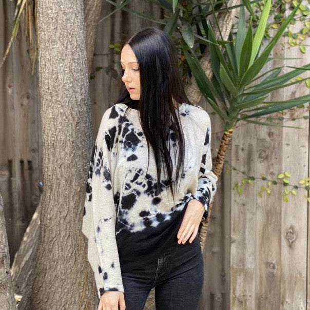 Pingla Pullover - Stain Dye, Thin Stitch