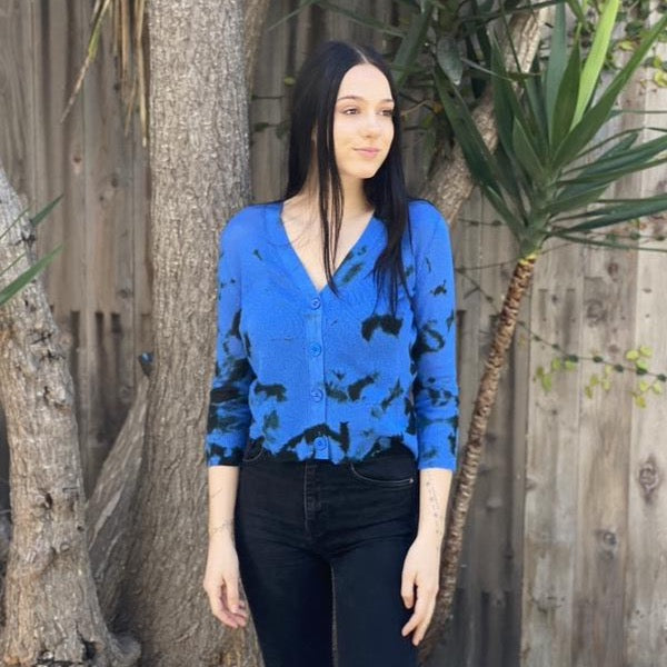 Lolita Cardigan - Stain Dye, Thin Stitch