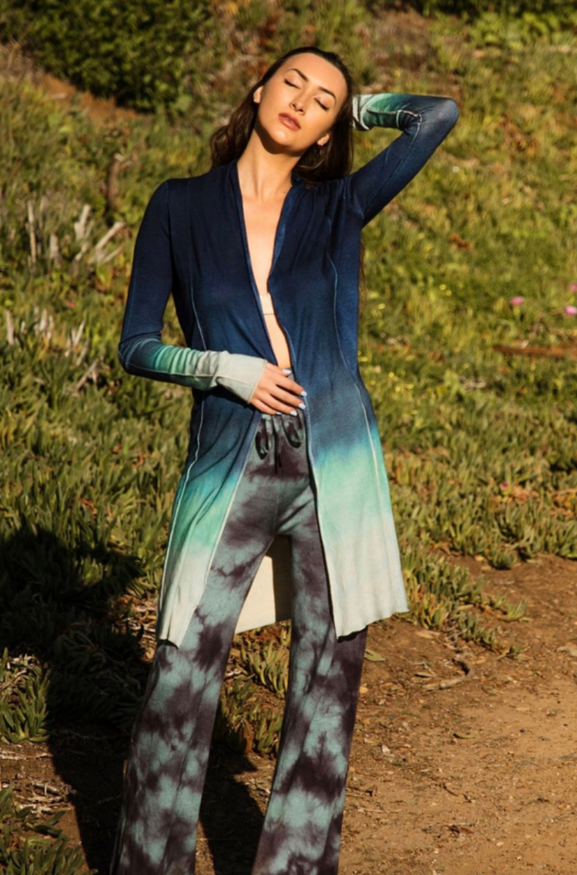 Long Open Front Cardi Yadavi