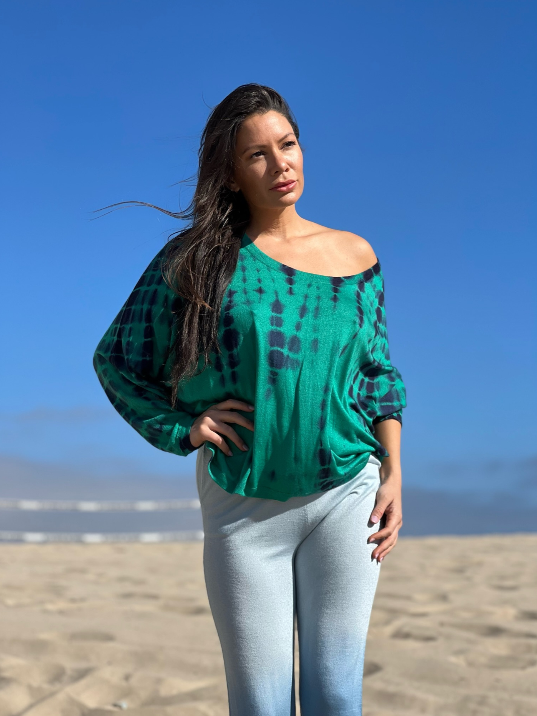 Dolman Sleeved Pullover Pingala